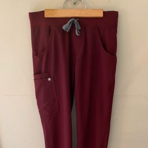 Figs Burgundy Pants - Kade